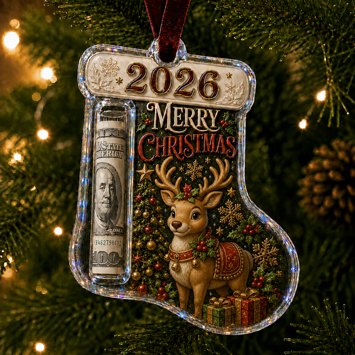 π
2026 Christmas Gift 50% Off--Cash Clip Christmas Tree Ornament