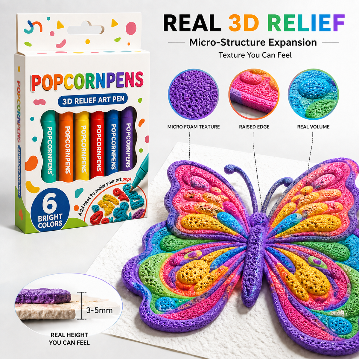 3D Relief Art Pen β Turn Flat Drawings Into Touchable 3D Artπͺ