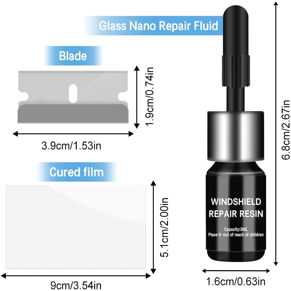 🏭Direct from glass factory, Buy 3 Get 2 Free!💦One drop fixes all glass cracks!🚗Glass Crack Repair Agent