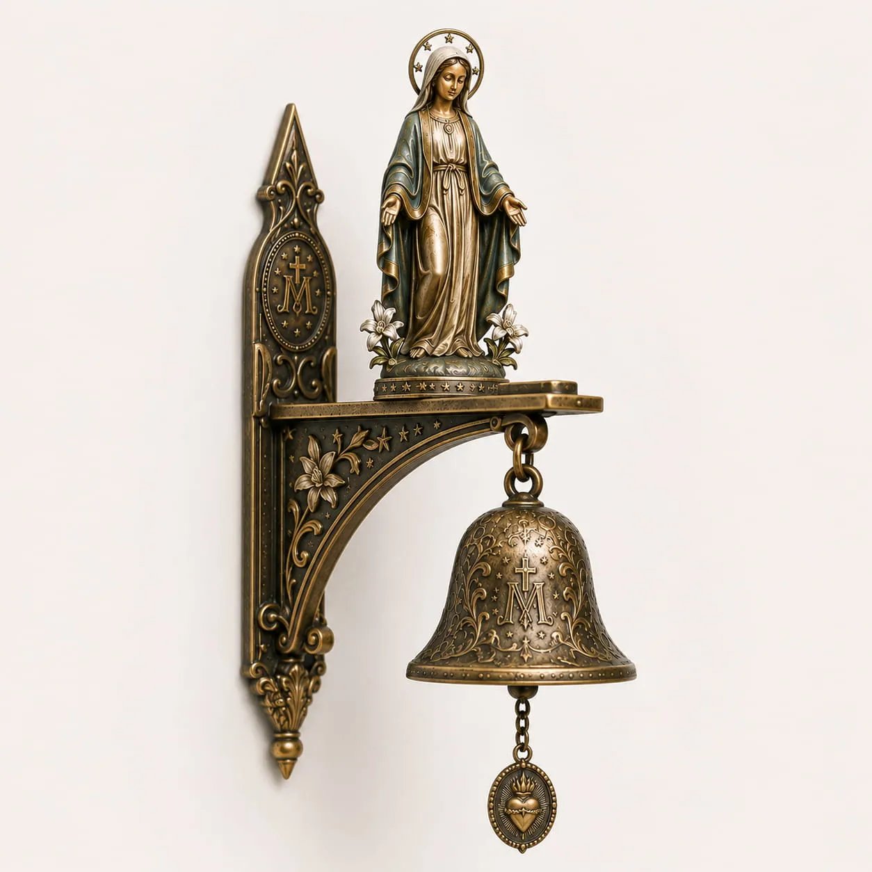 🙏 Our Lady of Grace Wall Bell – A Gift of Faith, Grace & Love 🔔
