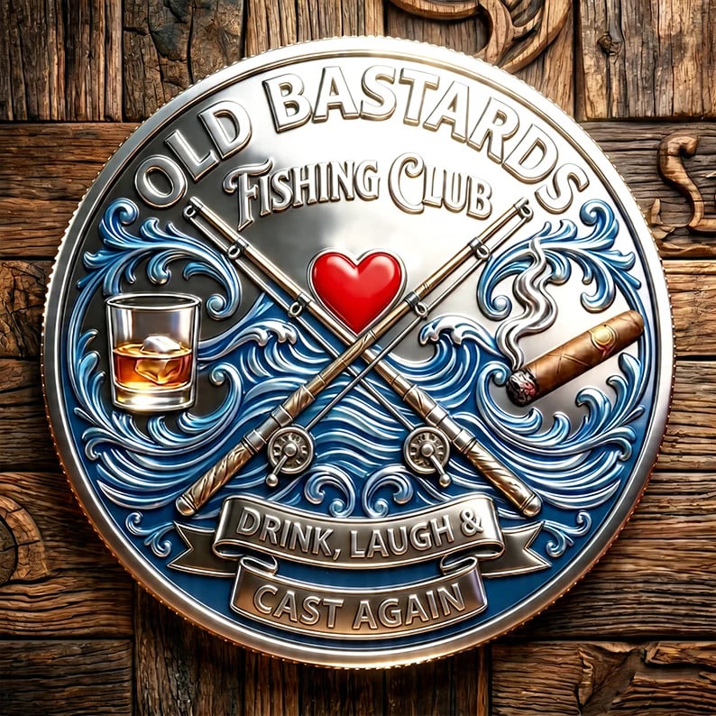 🎣49% OFF - The Eternal Fisherman’s Challenge Coin
