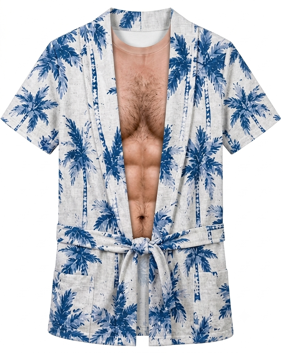 🔥🎁Funny Muscle T Shirt for Men,Personalized 3D Fake Open Shirt