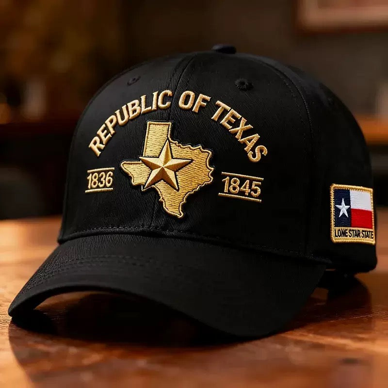 š„Republic of Texas Embroidered Hat