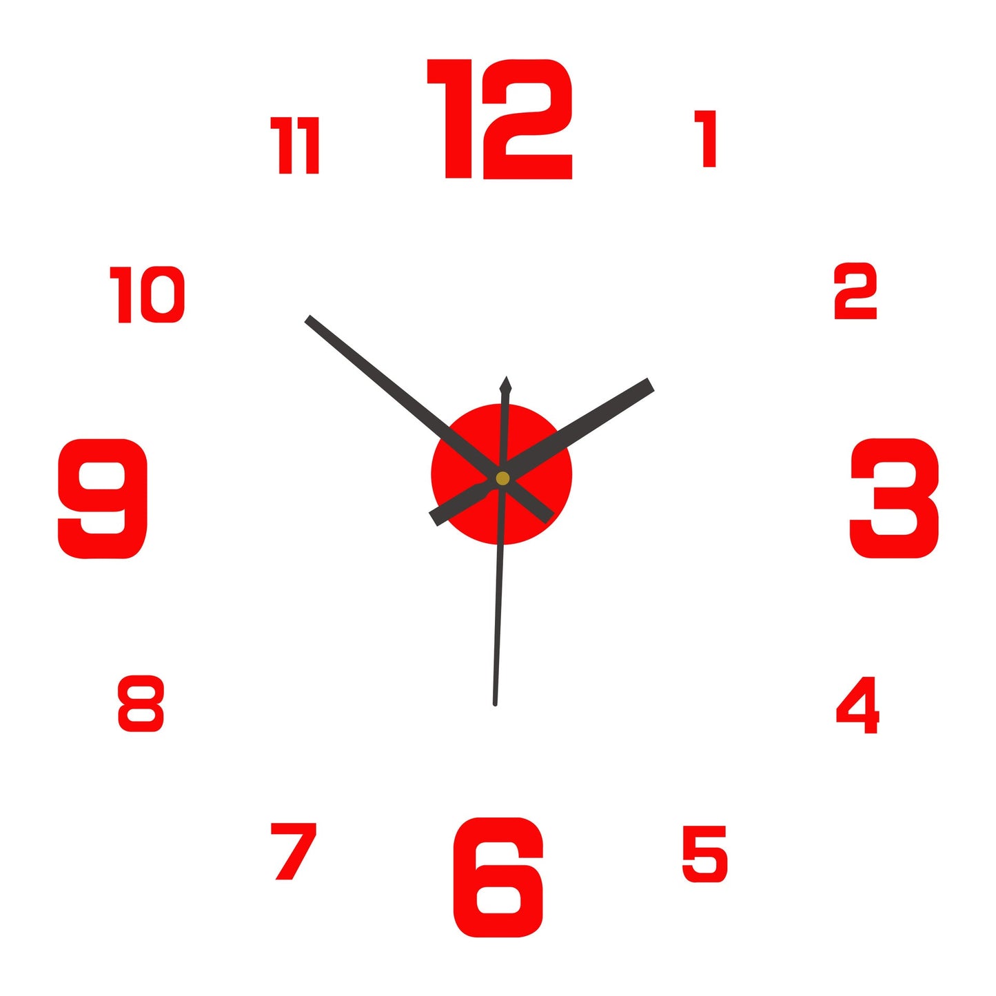 š„³2026 HOT SALEš„³ā°3D DIY Luminous Acrylic Wall Clock Set
