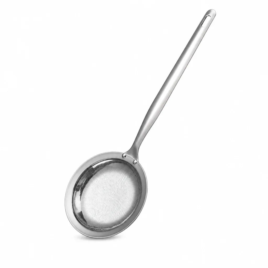 Stainless Steel Fine Mesh Skimmer Spoon