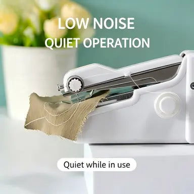 Handheld Mini Sewing Machine โ Portable Quick-Repair Fabric Tool for Clothes & Curtains