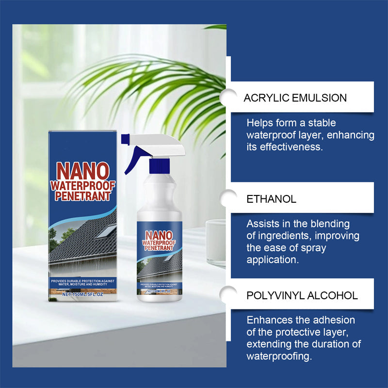 π₯ Waterproof Sealing Spray β Deep-Penetrating Formula for Roofs & Walls β Ideal for Concrete, Brick, Grout & Balconies π π‘οΈ