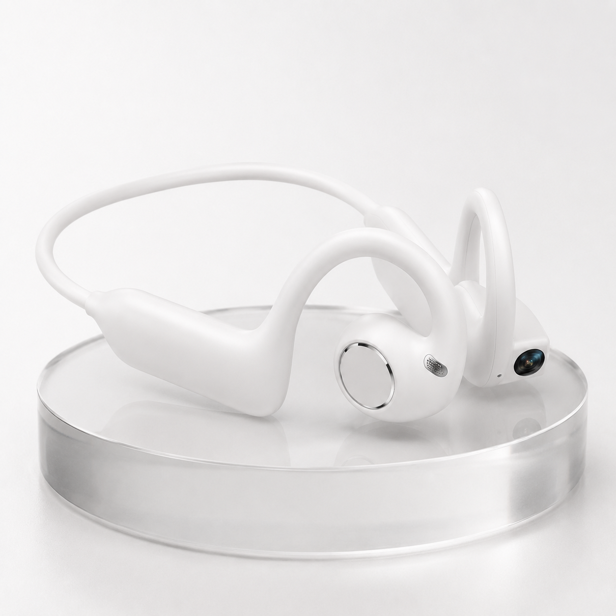 📸 AI Smart Open-Ear Camera Headset – Hands-Free POV Recording, Audio & Real-Time Translation