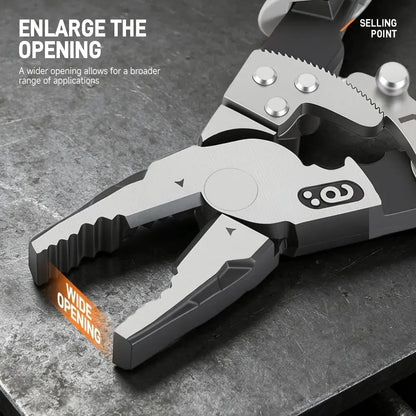 🔥 49% OFF — Heavy-Duty Self-Locking Ratchet Pliers 🔧💪