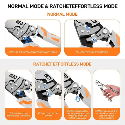 🔥 49% OFF — Heavy-Duty Self-Locking Ratchet Pliers 🔧💪