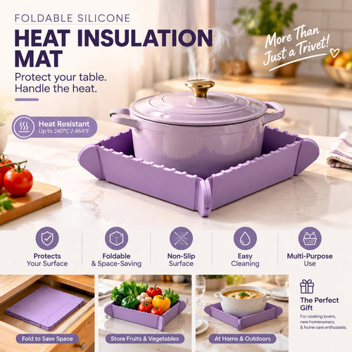 🔥 2-in-1 Magnetic Heat-Resistant Pot Mat & Tray 🛒