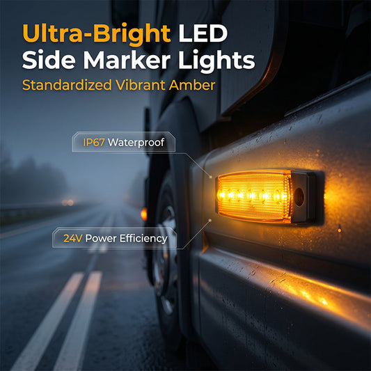 10PCS LED Side Marker Light for Trucks