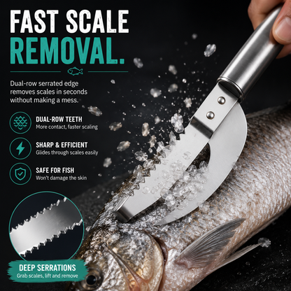 🐟 2026 Hot Sale 3-in-1 Fish Scaler & Cleaning Knife