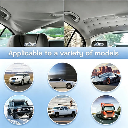 50 Pack Car Roof Headliner Repair Buttons, Fabric Covered Retainer Screws 🚗
