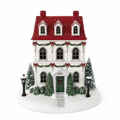 50% OFF🏠 Christmas House Aroma Diffuser – Gentle Mist & Glowing Windows