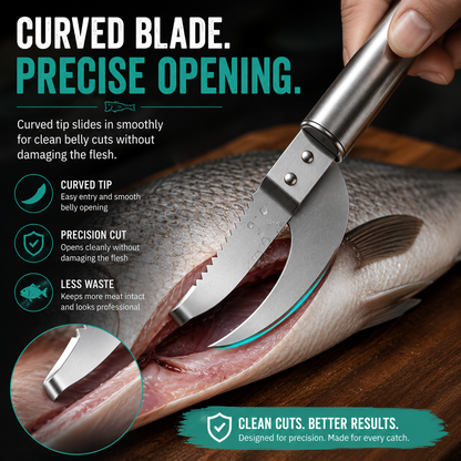 🐟 2026 Hot Sale 3-in-1 Fish Scaler & Cleaning Knife