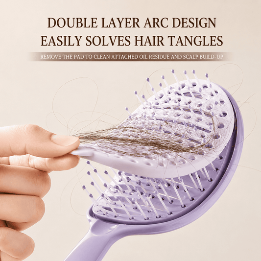 Stop Brushing Yesterday's Dirt Back Into Your Hair — Self-Cleaning Hair Brush