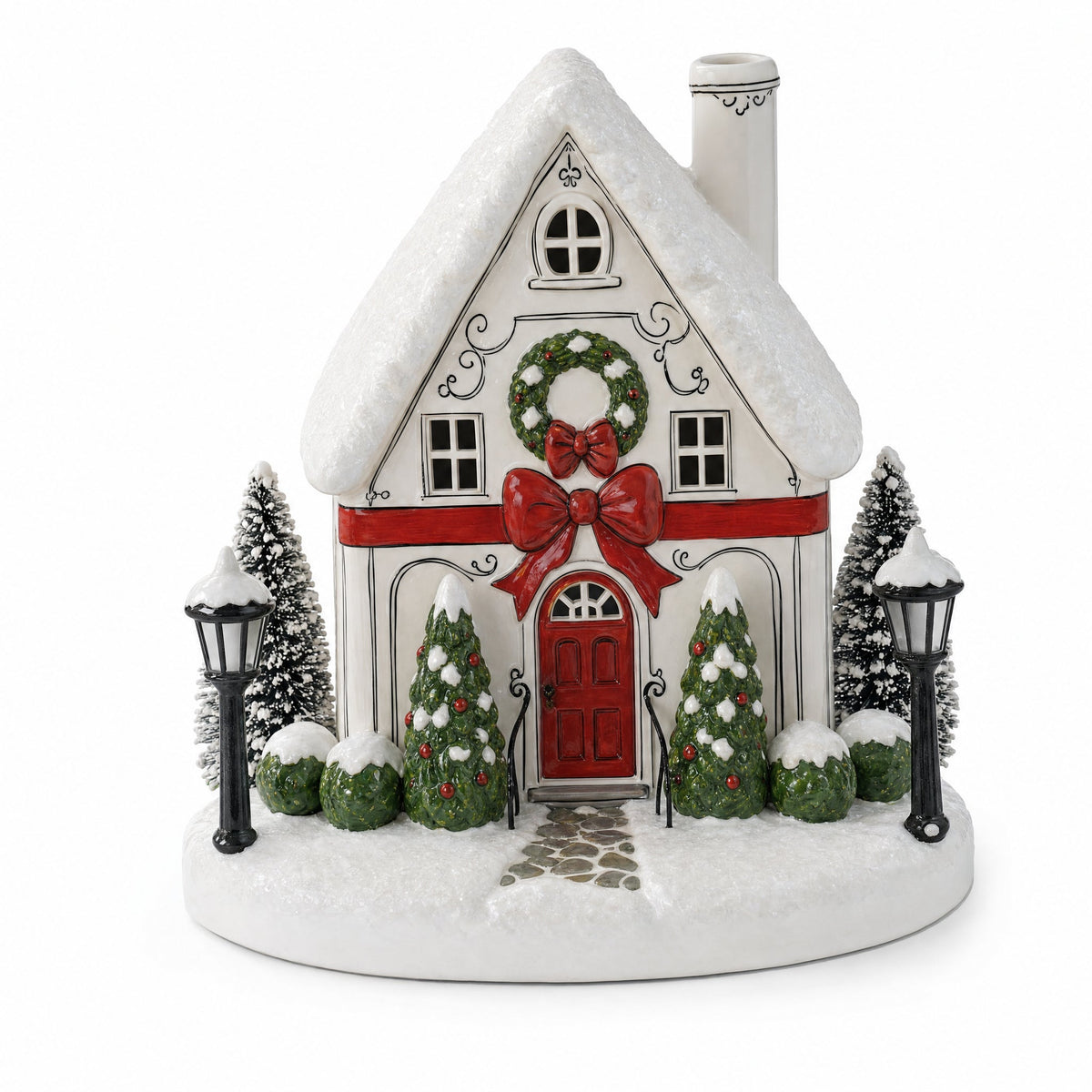 50% OFF🏠 Christmas House Aroma Diffuser – Gentle Mist & Glowing Windows