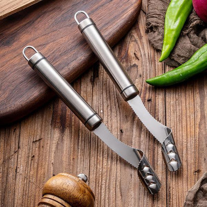 🌶️ Stainless Steel Pepper Corer