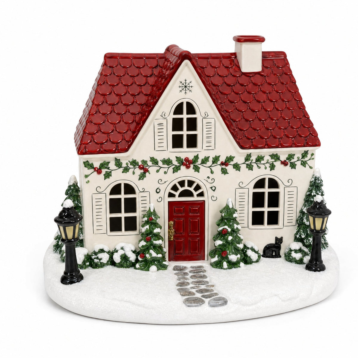 50% OFF🏠 Christmas House Aroma Diffuser – Gentle Mist & Glowing Windows