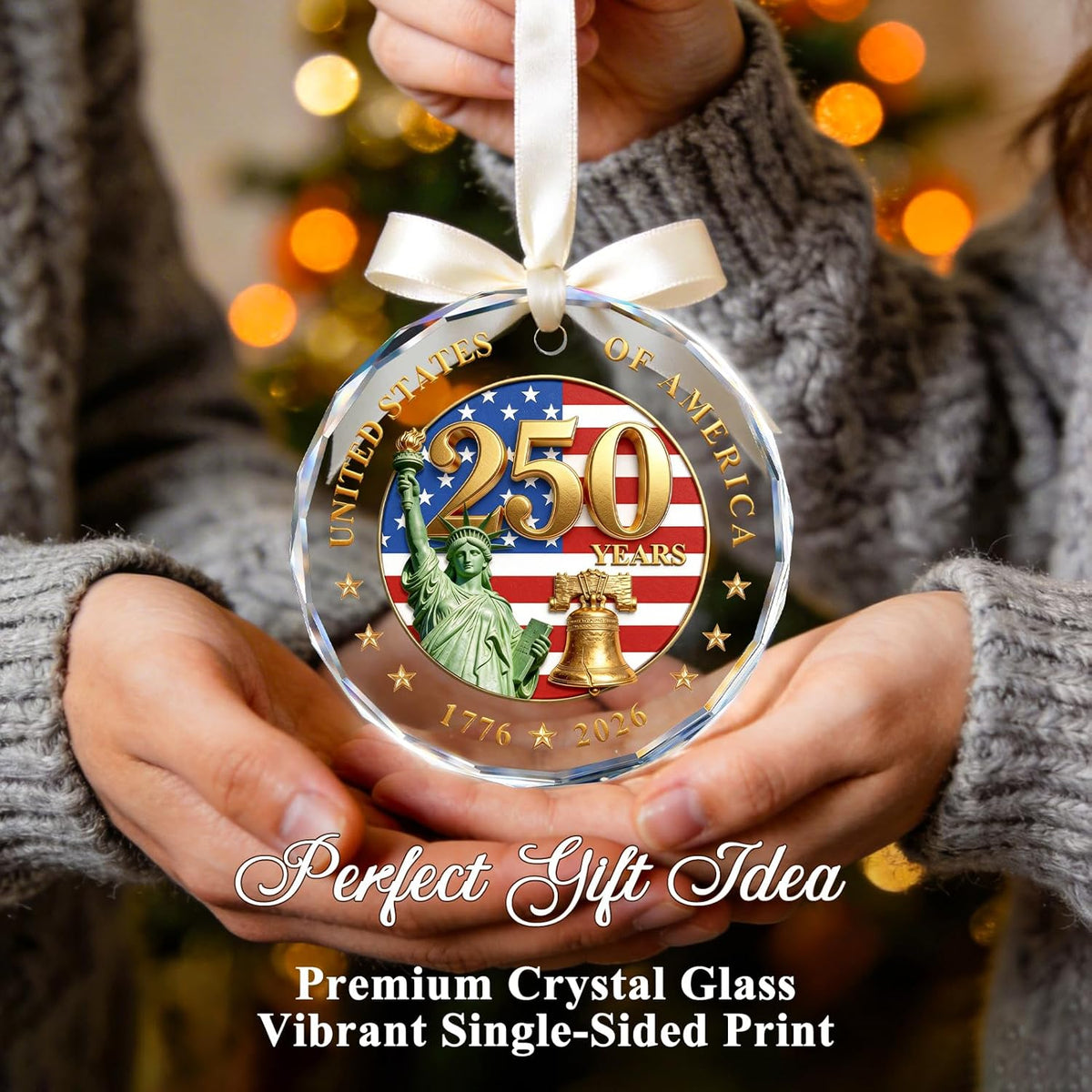 America 250th Anniversary Ornament – Patriotic Keepsake