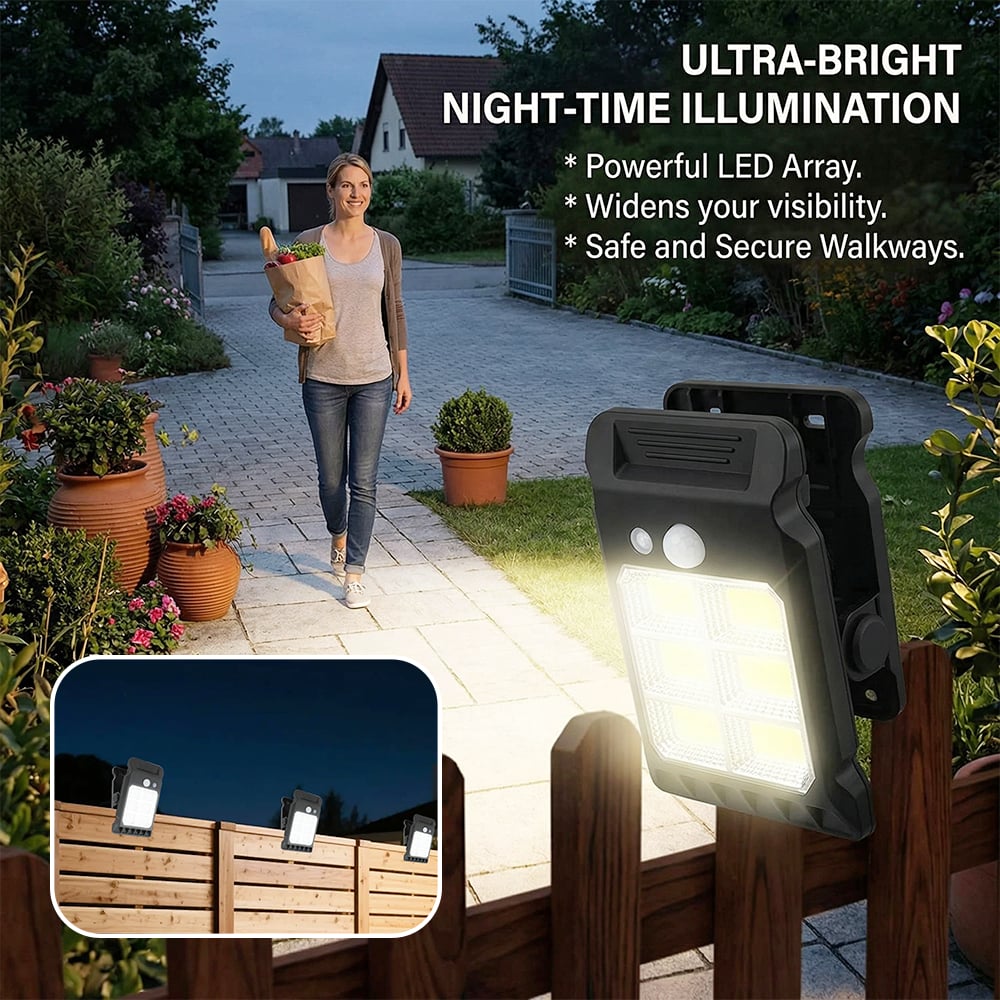 ☀️ Solar Clip Light