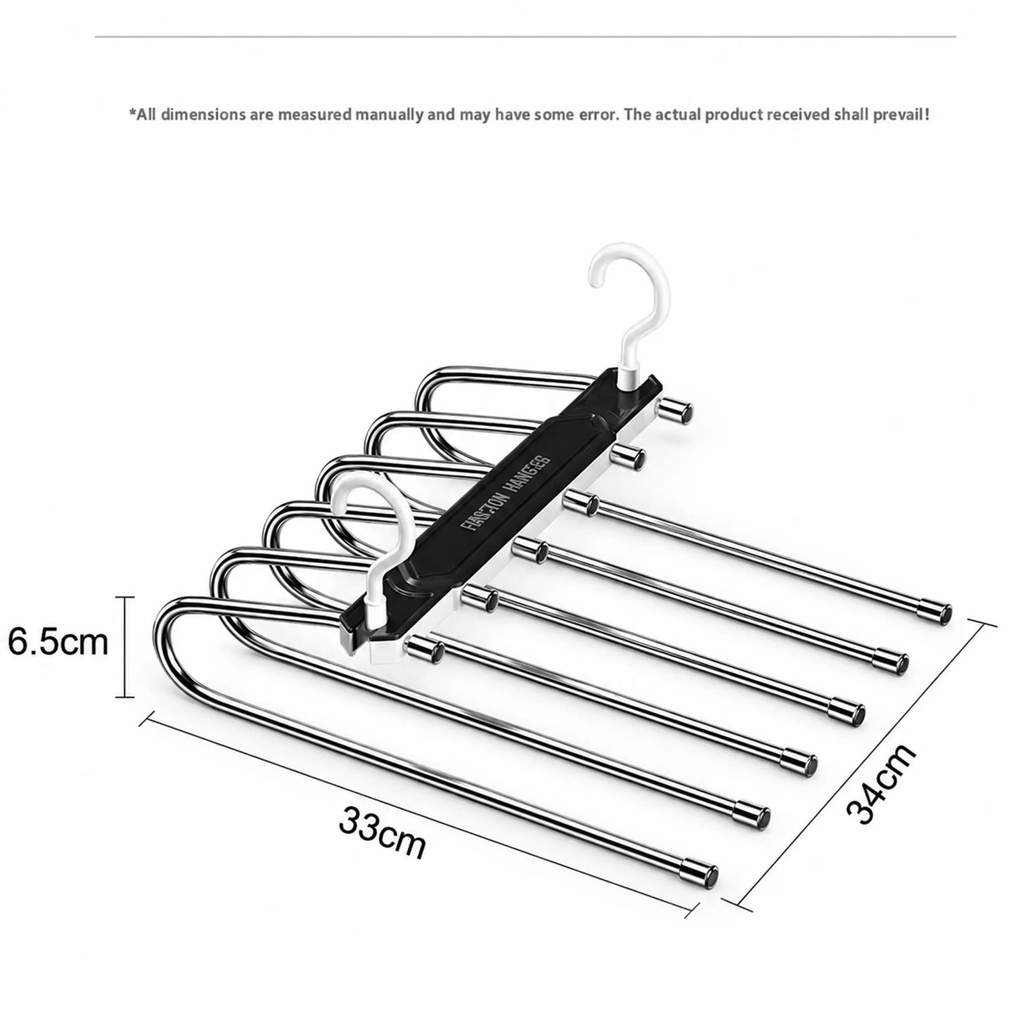 Space Saving 6-Layer Pants Hanger for Storage Organization