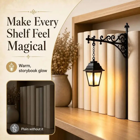 Library Lantern-Decorative Bookshelf Lighting, MiniatureHanging Shelf Lampdeng🏮