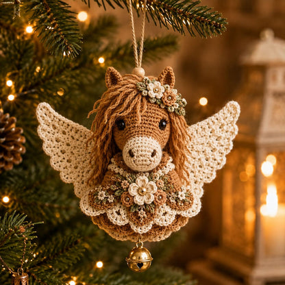 🔥 HOT SALE - 🪽 Animal Angel Crochet Ornament DIY Kit