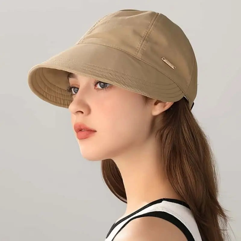 Women's Wide Brim Sun Visor Hat☀️UPF 50+