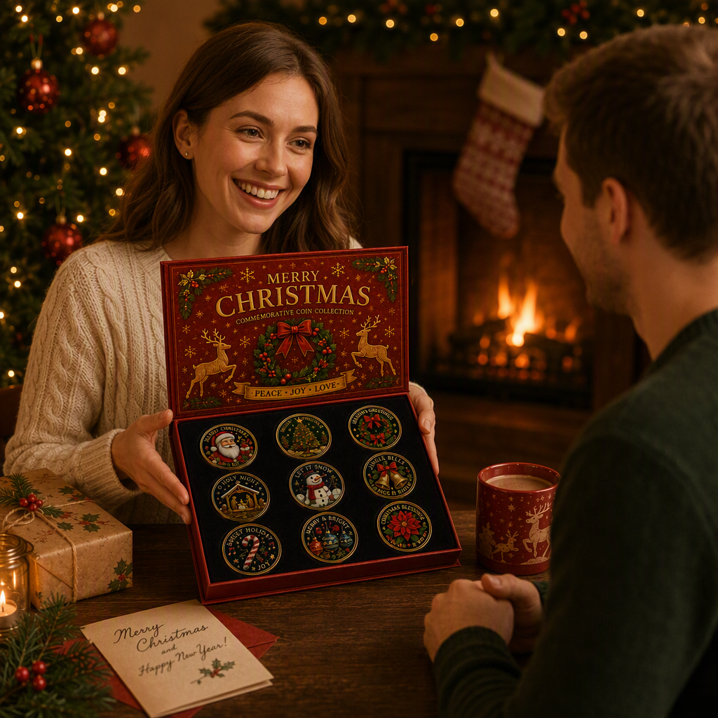 🔥LAST DAY 50% OFF🎄Christmas Commemorative Coin Collection (9-Coin Gift Set)
