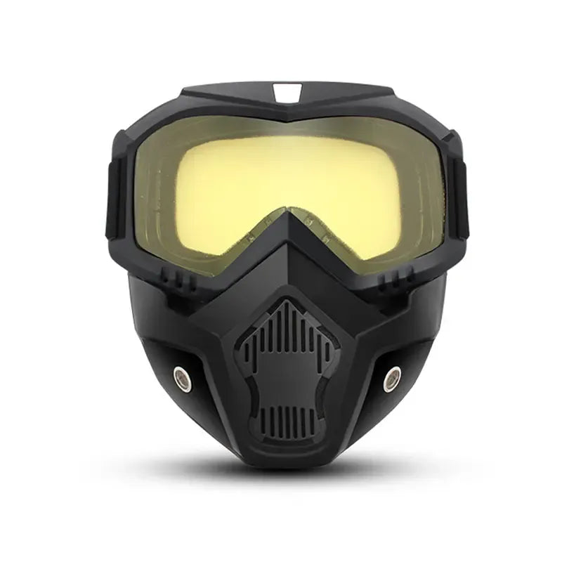 🛠️Detachable Full Face Goggle Mask