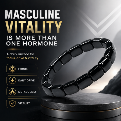Elnuvo® Men’s Hematite Strength Bracelet
