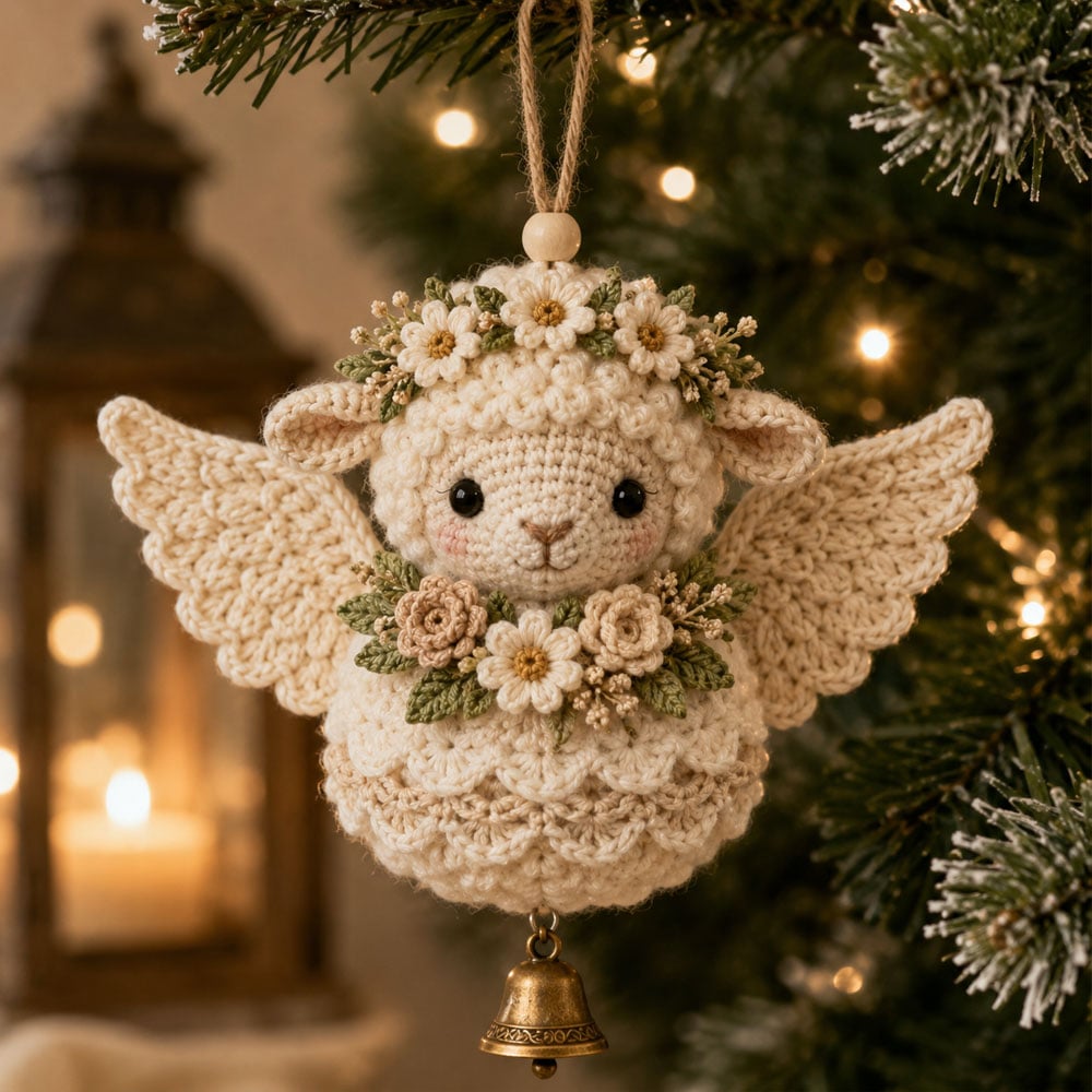 🔥 HOT SALE - 🪽 Animal Angel Crochet Ornament DIY Kit