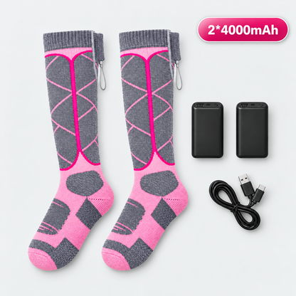 🔥 Rechargeable Heated Socks – Keep Your Feet Warm All Winter