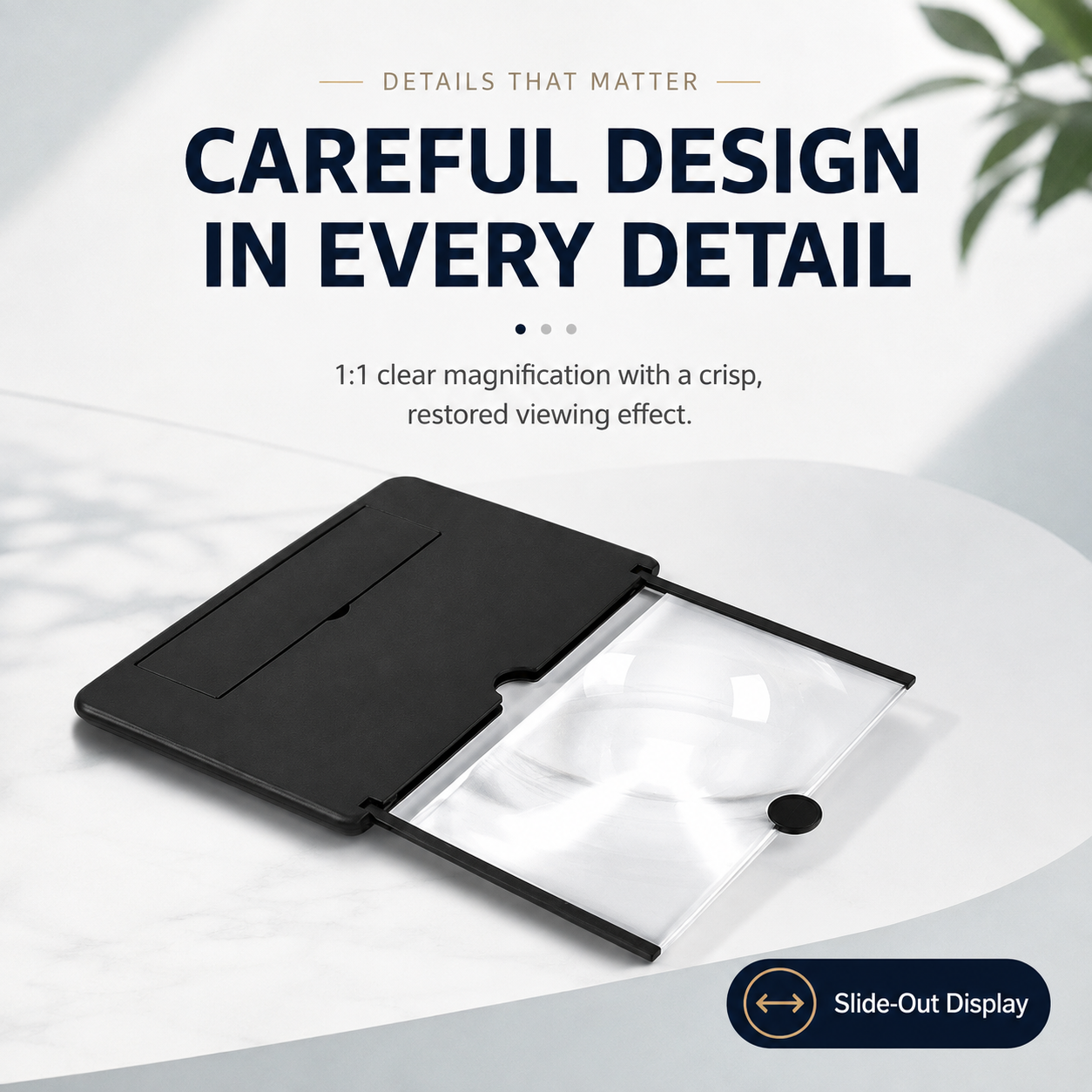 👁️ 3D HD Phone Screen Enlarger – Foldable Eye-Protection Magnifier Stand for Videos & Gaming 📱✨