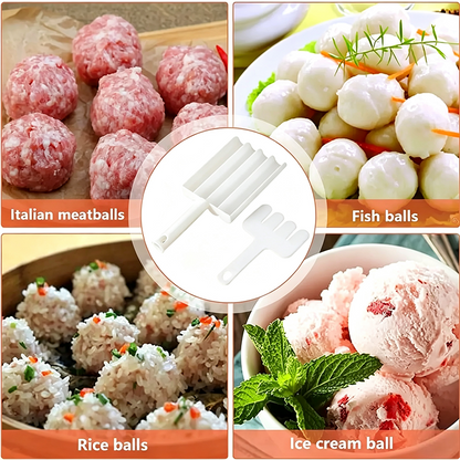 Creative Kitchen Triple Meatball Maker, Meatball Shaper Kitchen Triple Meat Tenderiser Meat Baller 🍳