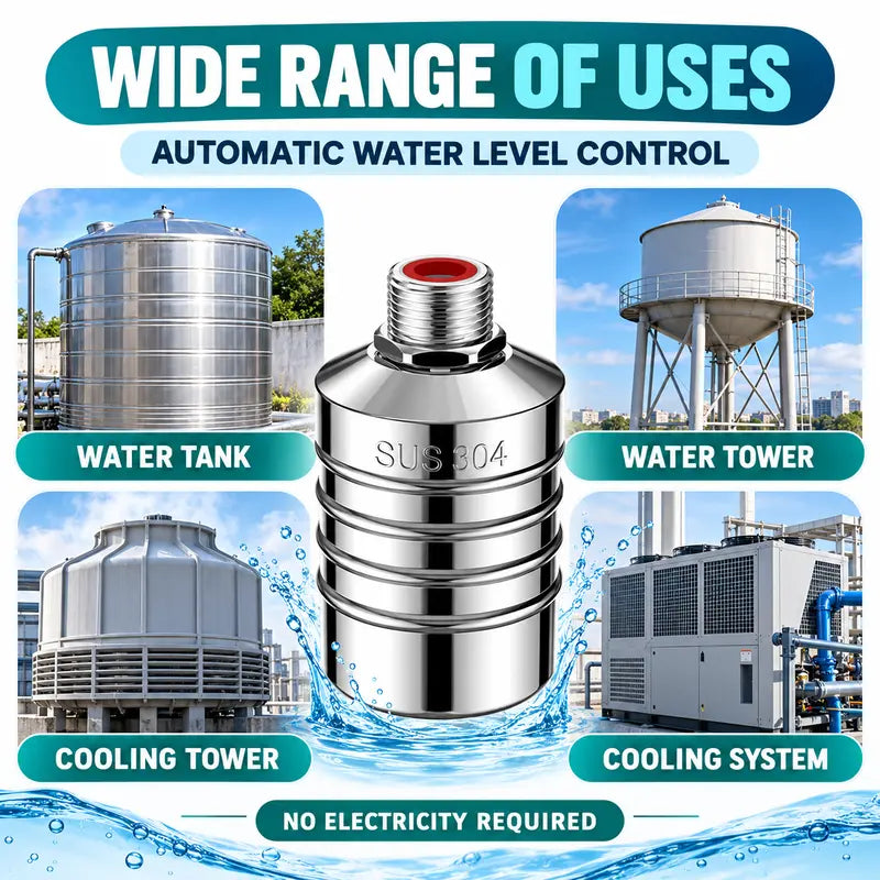 Automatic Water Level Control Float Valve, Top Inlet Water Shut Off Valve 🛠️