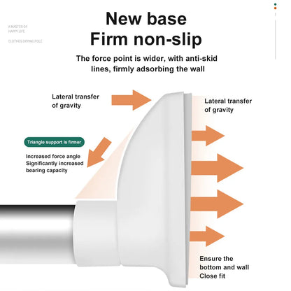 🔥Drill-Free Adjustable Rod