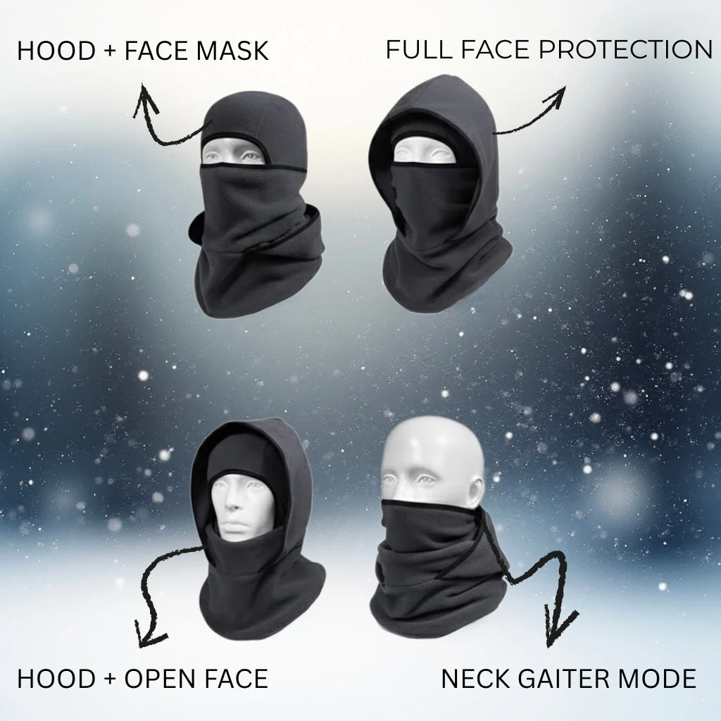 🔥Buy 1 Get 1 Free🔥3-in-1 Winter Balaclava – Windproof Hat, Face Mask & Neck Warmer