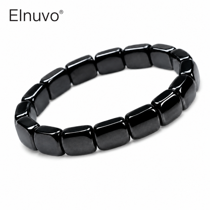 Elnuvo® Men’s Hematite Strength Bracelet
