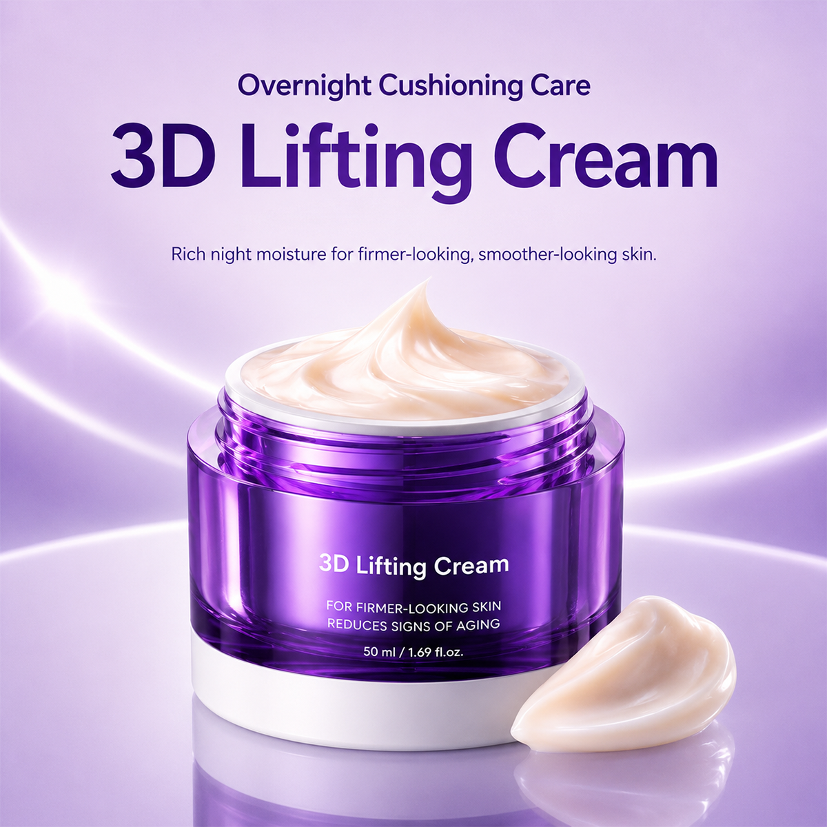 3D Lifting Cream 1.7 fl oz | Advanced Korean Facial Night Cream 2026