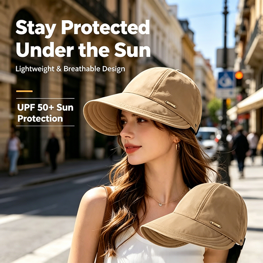 Women's Wide Brim Sun Visor Hat☀️UPF 50+