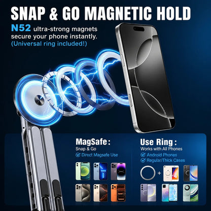 3-in-1 Magnetic Foldable Laptop Stand