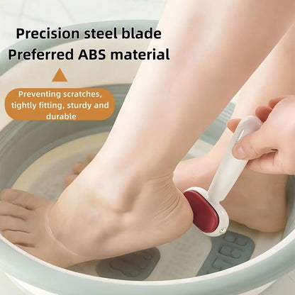 Dual‑Sided Foot Callus Remover, Replaceable Stainless Steel Blade Foot Scraper🦶