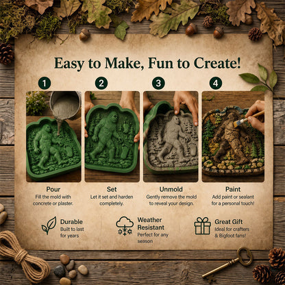🌲Woodland Legends Stepping Stone Mold Series