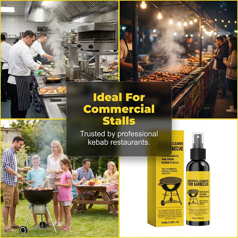 🧽 Heavy-duty BBQ cleaner – dissolves carbon, grease, and baked-on grime!