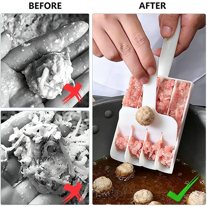 Creative Kitchen Triple Meatball Maker, Meatball Shaper Kitchen Triple Meat Tenderiser Meat Baller 🍳