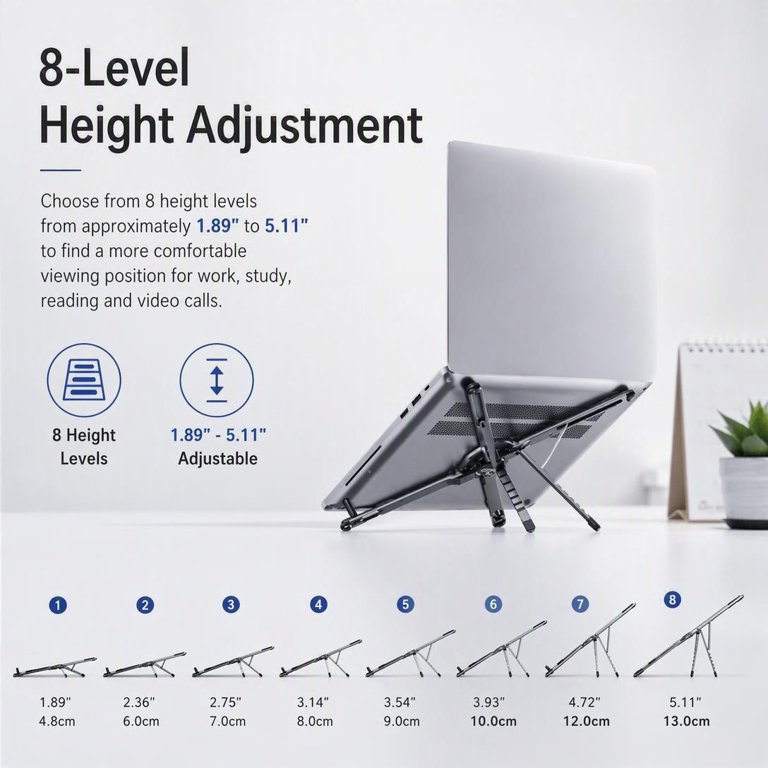 Magnetic Portable Multi-Functional Tablet, Phone, And Laptop Stand
