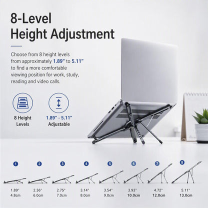 Magnetic Portable Multi-Functional Tablet, Phone, And Laptop Stand